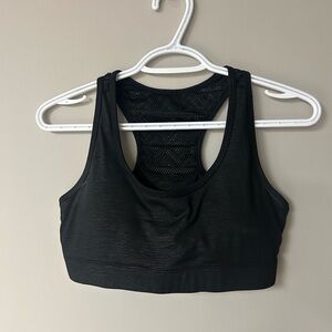 Zyia Active Black Heathered Bomber Bra